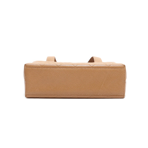 香奈儿香奈儿（Chanel Chanel Coco）Mark Matrasse Cabia Skin Pouch 7系列手提袋米色WS3332