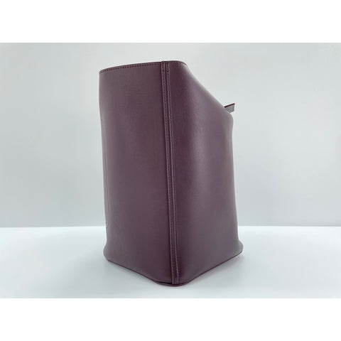 LOEWE Pebble bucket bag Shoulder Bag leather wine-red WS33330