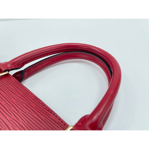 LOUIS VUITTON Sac Plat Handbag Red WS33331