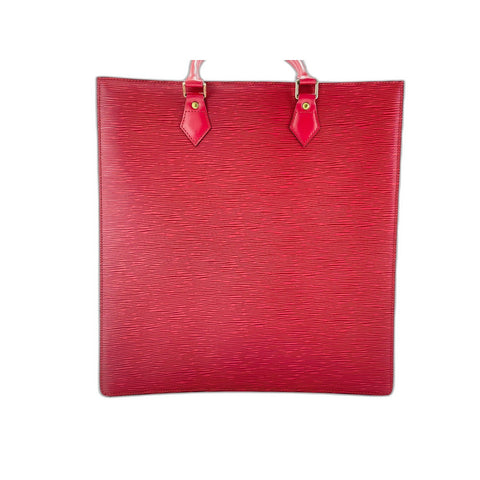 LOUIS VUITTON Sac Plat Handbag Red WS33331