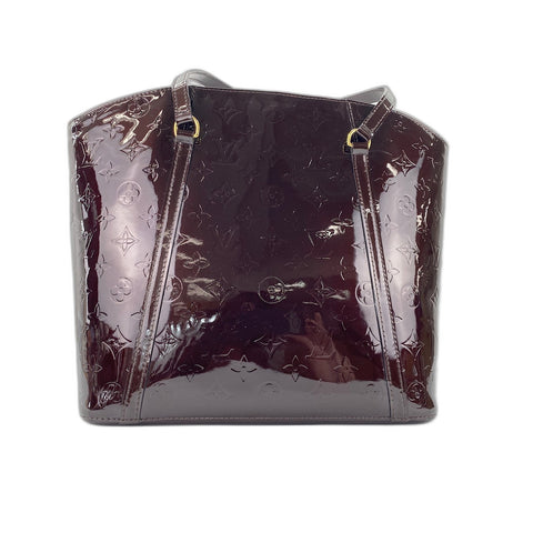 LOUIS VUITTON Avalon Tote Bag Vernis wine-red WS33332