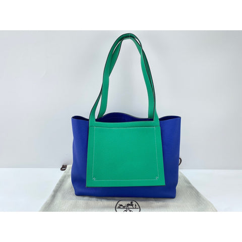 HERMES Kabaserie Tote Bag Navy WS33333