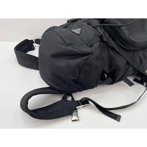 PRADA Backpack  Daypack Nylon black WS33335