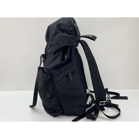 PRADA Backpack  Daypack Nylon black WS33335