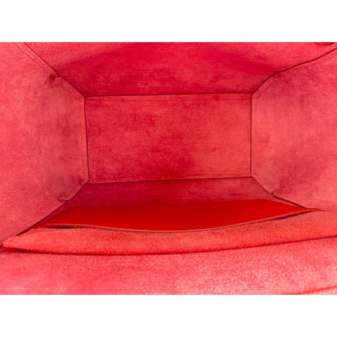CELINE Belt bag Shoulder Bag leather Red WS33336