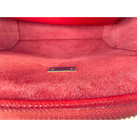 CELINE Belt bag Shoulder Bag leather Red WS33336