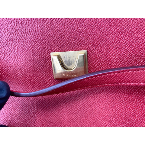 CELINE Belt bag Shoulder Bag leather Red WS33336
