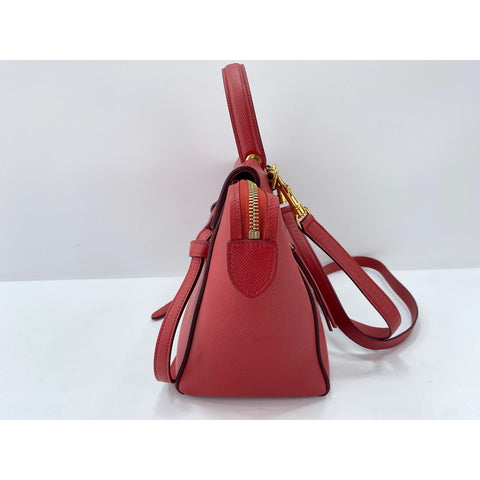 CELINE Belt bag Shoulder Bag leather Red WS33336