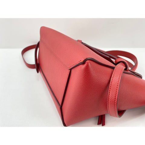 CELINE Belt bag Shoulder Bag leather Red WS33336