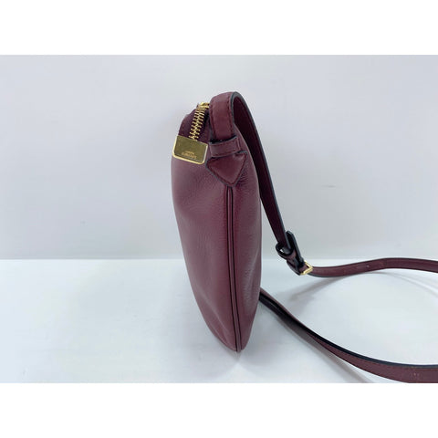 LOEWE Heritage Shoulder Bag leather Red WS33337