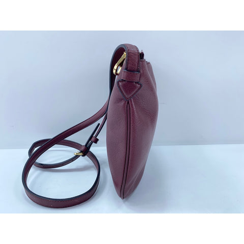LOEWE Heritage Shoulder Bag leather Red WS33337