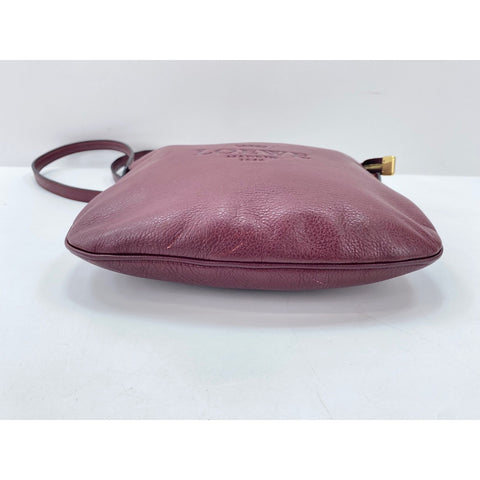 LOEWE Heritage Shoulder Bag leather Red WS33337