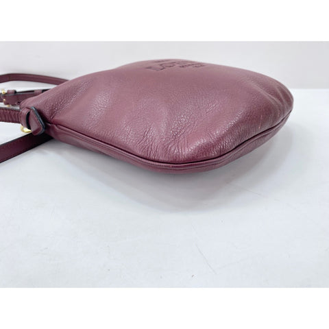 LOEWE Heritage Shoulder Bag leather Red WS33337