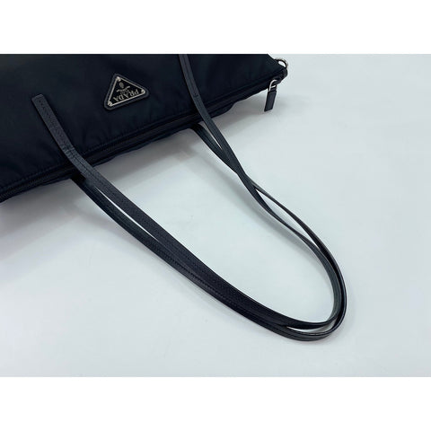PRADA Tote Bag Nylon black WS33339