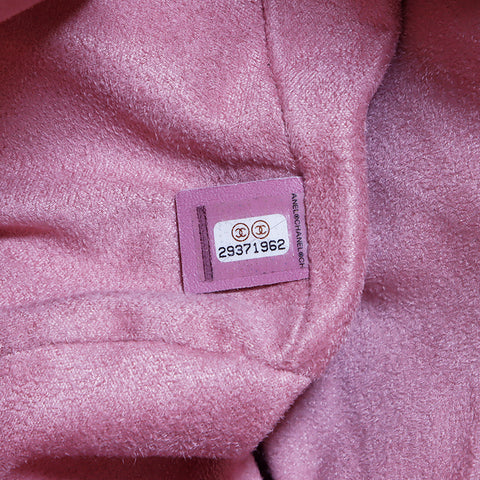 Chanel Coco Mark Kette Baguette Kaviar Kordelbeutel Nr. 24 Umhängetasche Pink WS3333