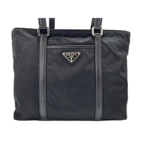 PRADA Tote Bag Nylon black WS33340