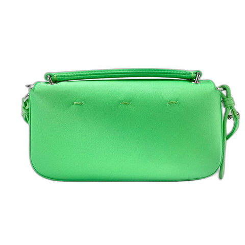 FENDI Mamma bucket Shoulder Bag silk green WS33343