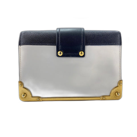PRADA Kaye Shoulder Bag leather white WS33345