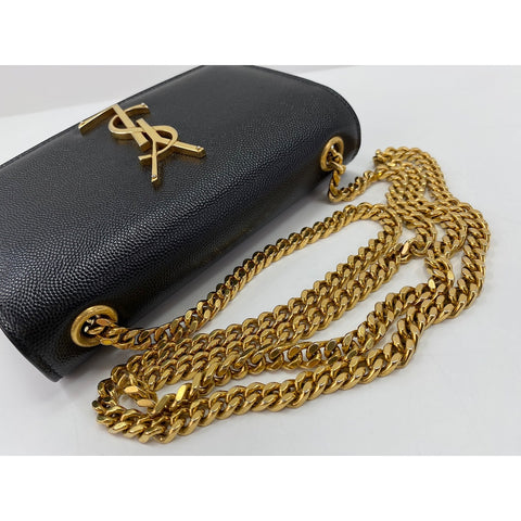 YVES SAINT LAURENT Kate Shoulder Bag leather black WS33346