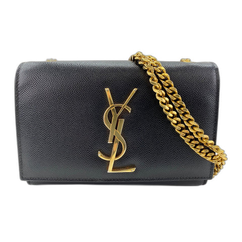 YVES SAINT LAURENT Kate Shoulder Bag leather black WS33346