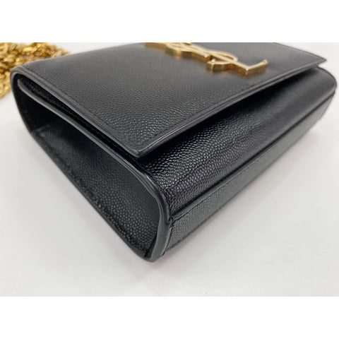 YVES SAINT LAURENT Kate Shoulder Bag leather black WS33346