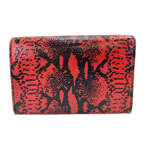 YVES SAINT LAURENT Monogram Kate Shoulder Bag leather Red WS33347