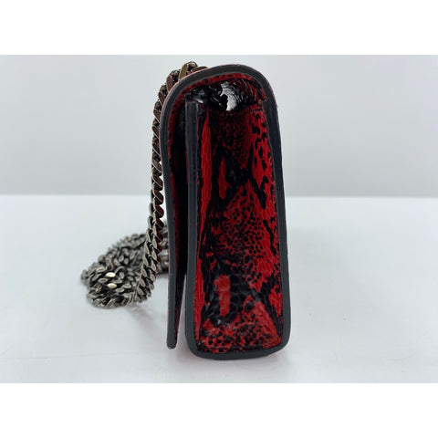 YVES SAINT LAURENT Monogram Kate Shoulder Bag leather Red WS33347