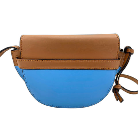 LOEWE Mini gate bag Shoulder Bag leather Brown WS33348