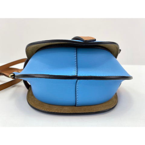 LOEWE Mini gate bag Shoulder Bag leather Brown WS33348