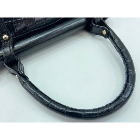 FENDI Bolsa Handbag leather black WS33351