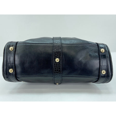 FENDI Bolsa Handbag leather black WS33351