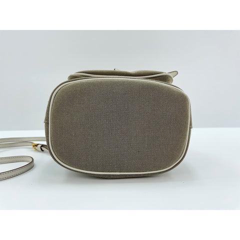 PRADA purse Shoulder Bag canvas beige WS33352