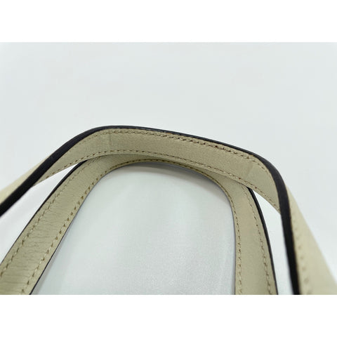 GUCCI Ofidia Shoulder Bag leather white WS33354