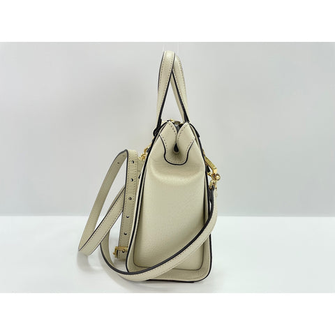 GUCCI Ofidia Shoulder Bag leather white WS33354
