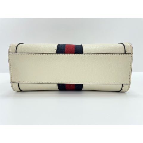 GUCCI Ofidia Shoulder Bag leather white WS33354