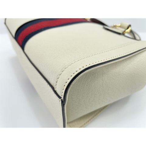 GUCCI Ofidia Shoulder Bag leather white WS33354