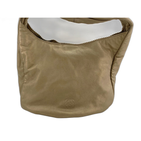 LOEWE Handbag leather gold WS33357