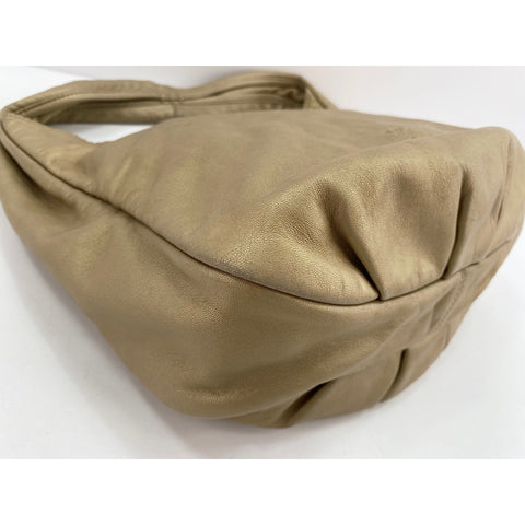 LOEWE Handbag leather gold WS33357