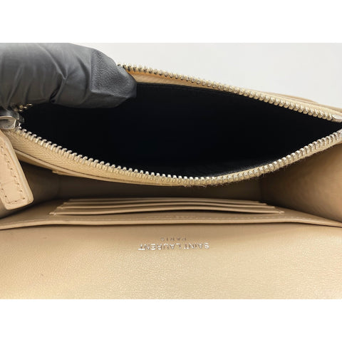 YVES SAINT LAURENT Sunset Shoulder Bag beige WS33360