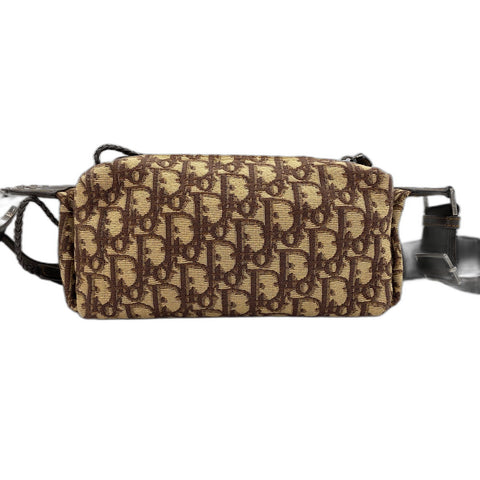 Christian Dior Trotter Shoulder Bag canvas Brown WS33363