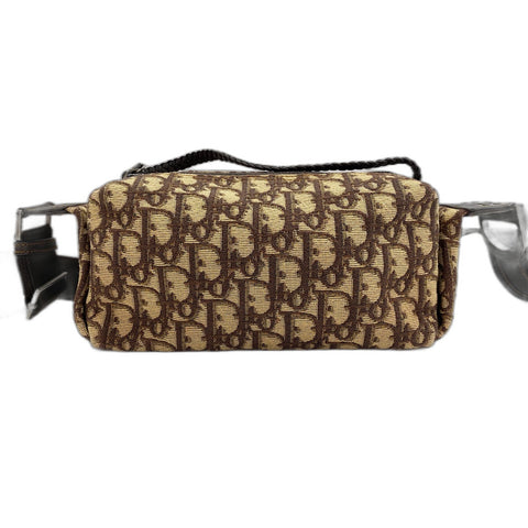 Christian Dior Trotter Shoulder Bag canvas Brown WS33363