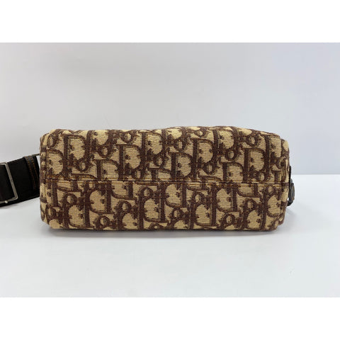 Christian Dior Trotter Shoulder Bag canvas Brown WS33363