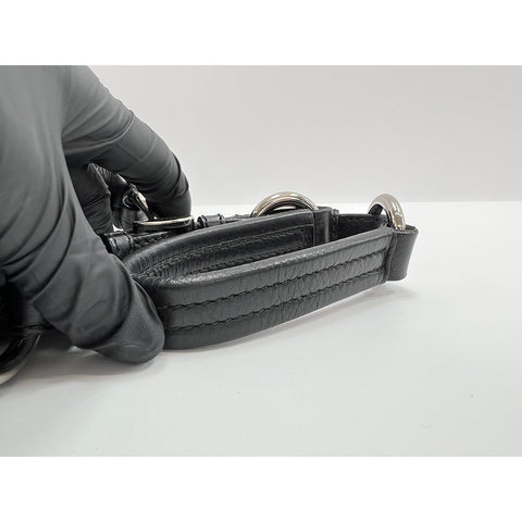 PRADA Handbag leather black WS33364