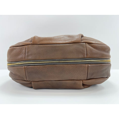 PRADA Handbag leather Brown WS33366