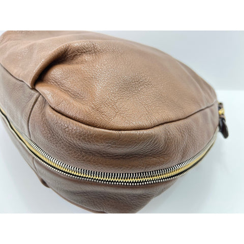PRADA Handbag leather Brown WS33366