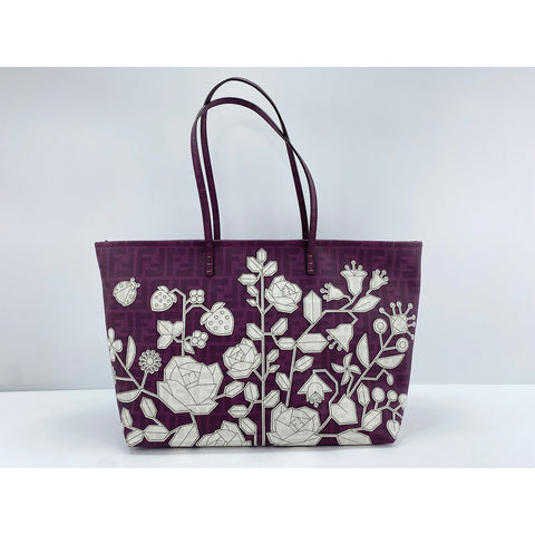 FENDI Tote Bag canvas purple WS33368