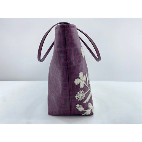 FENDI Tote Bag canvas purple WS33368