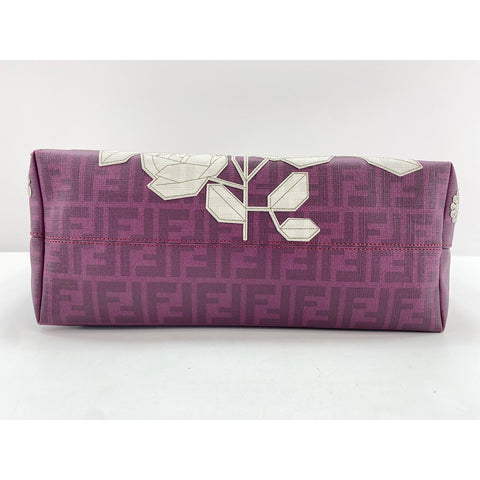 FENDI Tote Bag canvas purple WS33368