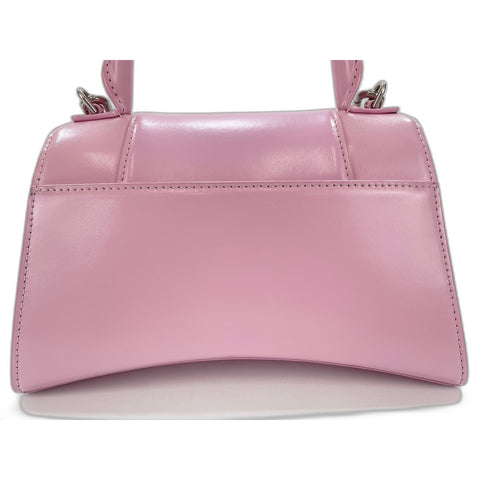 BALENCIAGA Hour glass Handbag leather pink WS33370