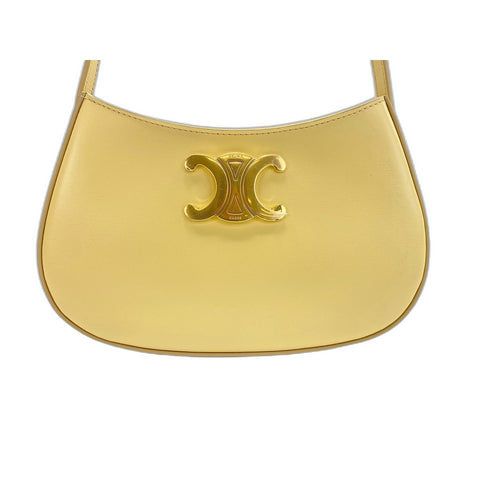 CELINE Tilly Shoulder Bag leather yellow WS33373